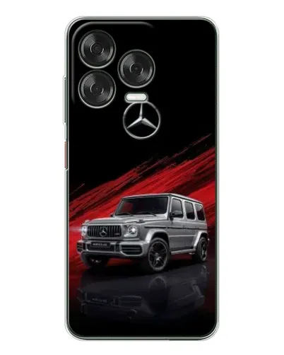 Чехол для ZTE Nubia V70 Design с картинкой «Mercedes G-Class красный»