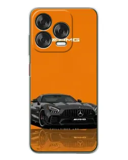 Чехол для ZTE Nubia V70 Design с картинкой «Оранжевый Mercedes AMG»