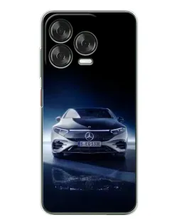 Чехол для ZTE Nubia V70 Design с картинкой «Ночной Mercedes EQ»