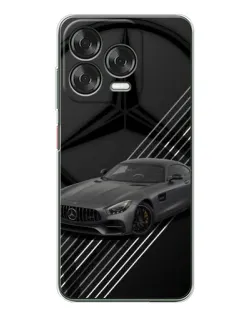 Чехол для ZTE Nubia V70 Design с картинкой «Mercedes AMG — графика»