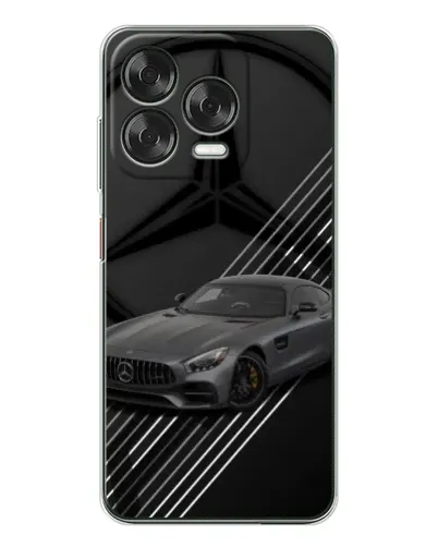 Чехол для ZTE Nubia V70 Design с картинкой «Mercedes AMG — графика»