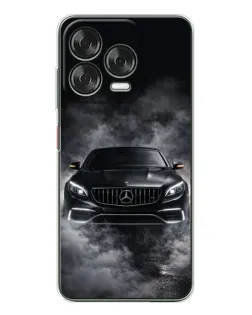 Чехол для ZTE Nubia V70 Design с картинкой «Mercedes в дыму»