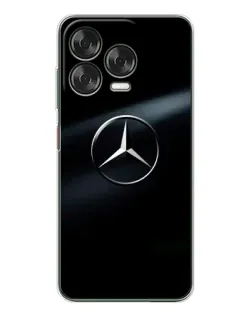 Чохол для ZTE Nubia V70 Design з картинкою «Mercedes на металі»