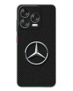 Чохол для ZTE Nubia V70 Design з картинкою «Карбоновий Mercedes стиль»