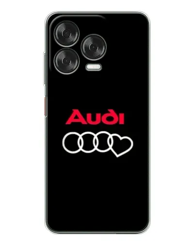 Чехол для ZTE Nubia V70 Design с картинкой «Логотип Audi Heart»