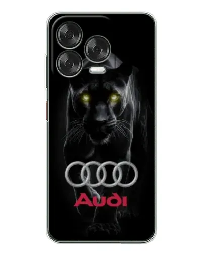 Чехол для ZTE Nubia V70 Design с картинкой «Пантера и Audi»