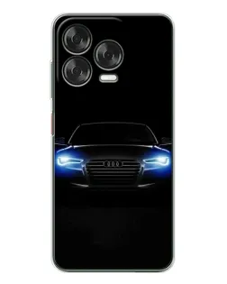 Чехол для ZTE Nubia V70 Design с картинкой «Audi в неоне»
