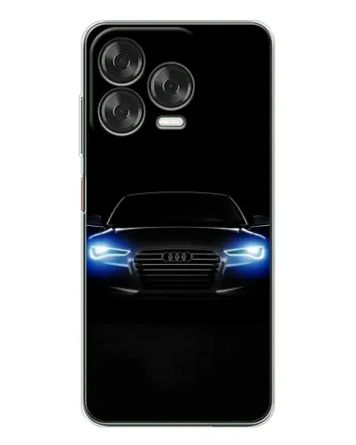 Чехол для ZTE Nubia V70 Design с картинкой «Audi в неоне»