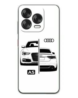 Чехол для ZTE Nubia V70 Design с картинкой «Audi — контрастный дизайн»