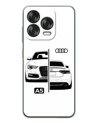 Чехол для ZTE Nubia V70 Design с картинкой «Audi — контрастный дизайн»