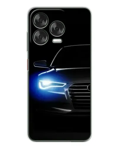 Чехол для ZTE Nubia V70 Design с картинкой «Неоновый взгляд Audi»