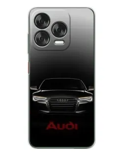 Чехол для ZTE Nubia V70 Design с картинкой «Audi — градиентный контур»