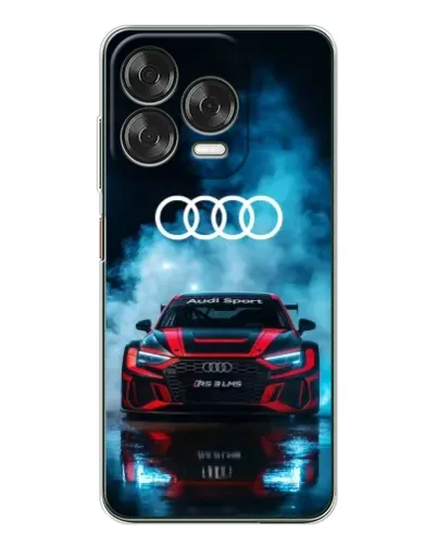 Чехол для ZTE Nubia V70 Design с картинкой «Audi Sport — неон»