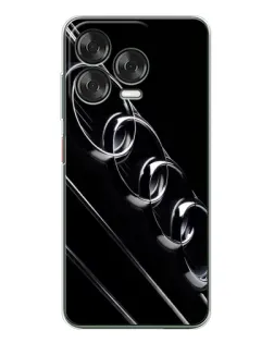 Чехол для ZTE Nubia V70 Design с картинкой «Audi — абстрактные кольца»