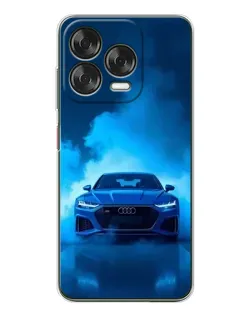 Чехол для ZTE Nubia V70 Design с картинкой «Audi — голубая энергия»
