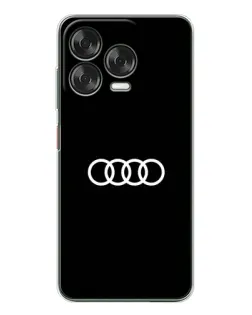 Чехол для ZTE Nubia V70 Design с картинкой «Audi White Logo»