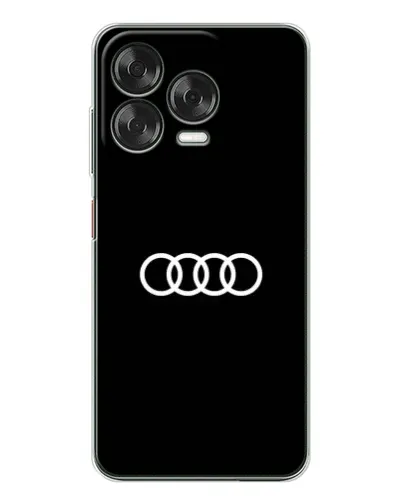 Чехол для ZTE Nubia V70 Design с картинкой «Audi White Logo»