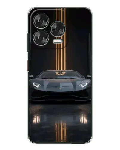 Чехол для ZTE Nubia V70 Design с картинкой «Lamborghini золотые линии» Чехол для ZTE Nubia V70 Design с картинкой «Lamborghini золотые линии»
