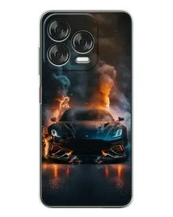 Чехол для ZTE Nubia V70 Design с картинкой «Lamborghini дымная эстетика»