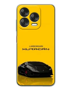 Чехол для ZTE Nubia V70 Design с картинкой «Lamborghini Huracan черный»