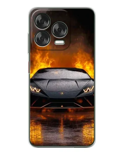 Чехол для ZTE Nubia V70 Design с картинкой «Lamborghini в огне» Чехол для ZTE Nubia V70 Design с картинкой «Lamborghini в огне»