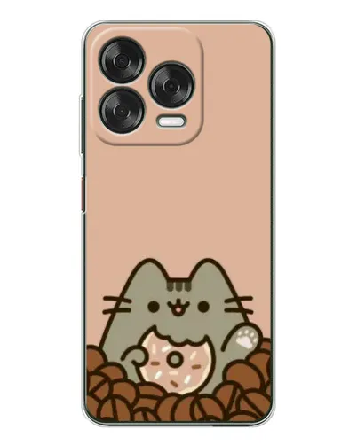 Чохол для ZTE Nubia V70 Design з картинкою «Кавовий Пушин»