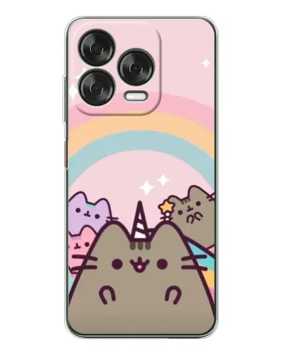 Чохол для ZTE Nubia V70 Design з картинкою «Єдиноріг Pusheen»