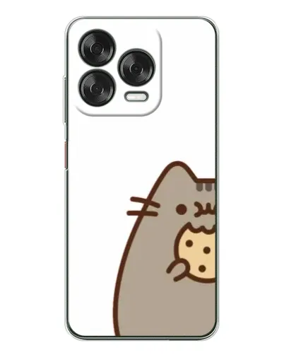 Чохол для ZTE Nubia V70 Design з картинкою «Пушин з печивом»