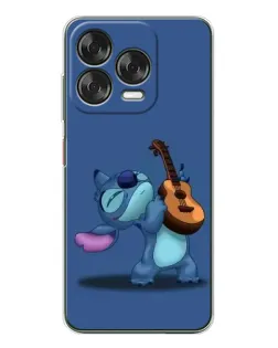 Чехол для ZTE Nubia V70 Design с картинкой «Стич с укулеле»