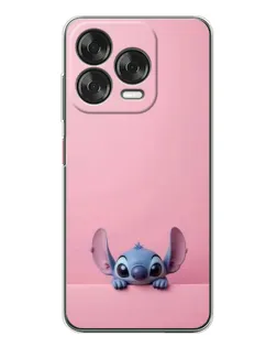 Чехол для ZTE Nubia V70 Design с картинкой «Stitch выглядывает»