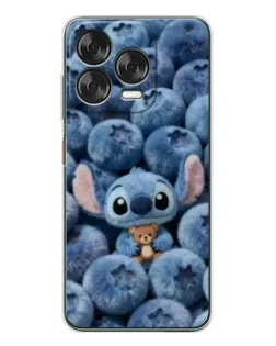 Чехол для ZTE Nubia V70 Design с картинкой «Стич и голубика»