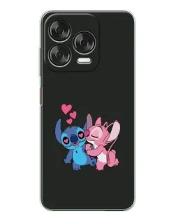 Чехол для ZTE Nubia V70 Design с картинкой «Анжел целует Стича»