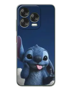 Чехол для ZTE Nubia V70 Design с картинкой «Стич в облаках»