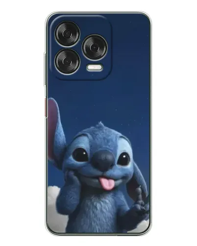 Чехол для ZTE Nubia V70 Design с картинкой «Стич в облаках»