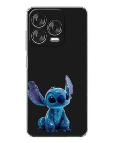 Чехол для ZTE Nubia V70 Design с картинкой «Стич на черном»