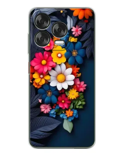 Чехол для ZTE Nubia V70 Design с картинкой «Цветочная феерия»