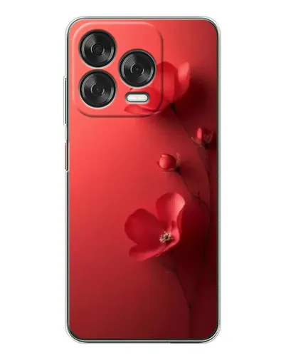 Чехол для ZTE Nubia V70 Design с картинкой «Маковые соцветия»