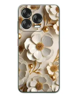 Чехол для ZTE Nubia V70 Design с картинкой «Белие бумажние цвети» Чехол для ZTE Nubia V70 Design с картинкой «Белие бумажние цвети»