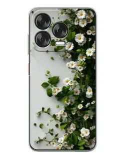 Чехол для ZTE Nubia V70 Design с картинкой «Ветка мелких белых цветов» Чехол для ZTE Nubia V70 Design с картинкой «Ветка мелких белых цветов»