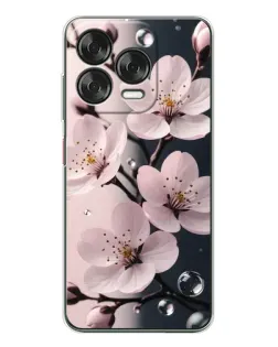 Чехол для ZTE Nubia V70 Design с картинкой «Нежная сакура и капли» Чехол для ZTE Nubia V70 Design с картинкой «Нежная сакура и капли»