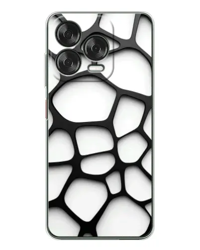 Чехол для ZTE Nubia V70 Design с картинкой «Белая объемная сетка» Чехол для ZTE Nubia V70 Design с картинкой «Белая объемная сетка»