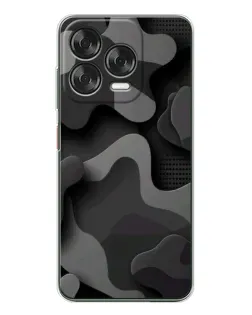 Чехол для ZTE Nubia V70 Design с картинкой «Темный абстрактный камуфляж»