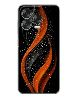 Чехол для ZTE Nubia V70 Design с картинкой «Огненная звездная волна»