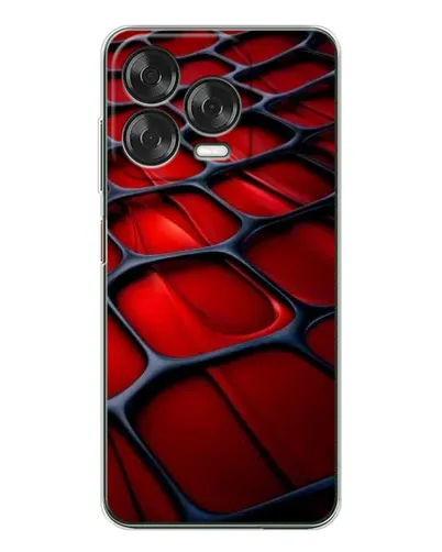 Чехол для ZTE Nubia V70 Design с картинкой «Красная глянцевая сетка» Чехол для ZTE Nubia V70 Design с картинкой «Красная глянцевая сетка»