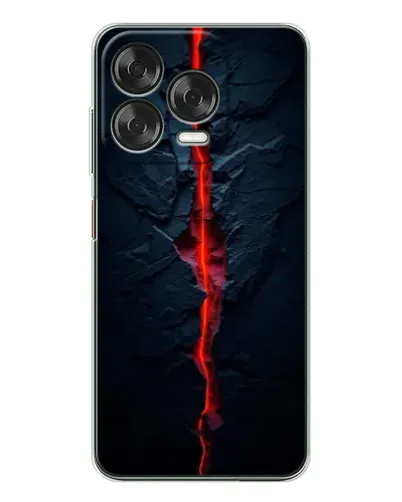 Чехол для ZTE Nubia V70 Design с картинкой «Kрасная лавовая трещина» Чехол для ZTE Nubia V70 Design с картинкой «Kрасная лавовая трещина»