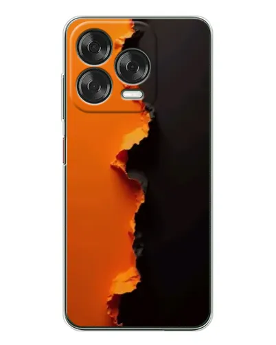Чехол для ZTE Nubia V70 Design с картинкой «Оранжевый разлом» Чехол для ZTE Nubia V70 Design с картинкой «Оранжевый разлом»