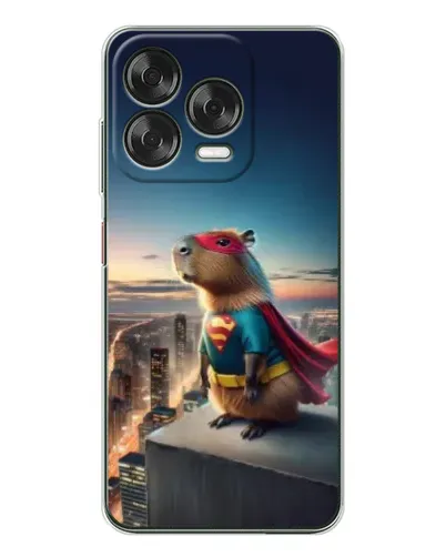Чехол для ZTE Nubia V70 Design с картинкой «Капи-мен супергерой»