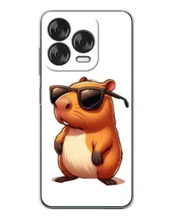Чехол для ZTE Nubia V70 Design с картинкой «Капибара в очках» Чехол для ZTE Nubia V70 Design с картинкой «Капибара в очках»