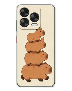 Чехол для ZTE Nubia V70 Design с картинкой «Башня из капибар» Чехол для ZTE Nubia V70 Design с картинкой «Башня из капибар»