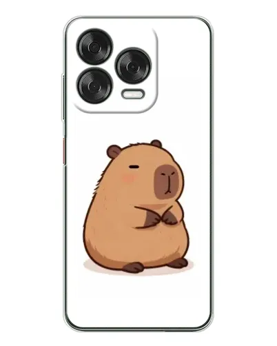 Чехол для ZTE Nubia V70 Design с картинкой «Толстенькая капибара»